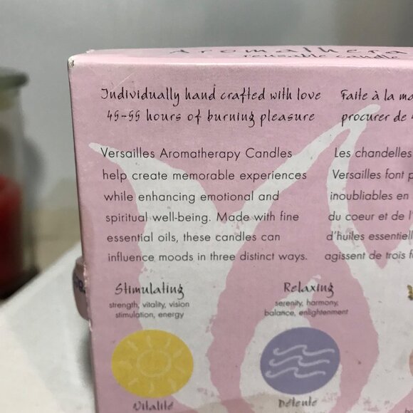 Seracon Aromatherapy Reusable Candle Sensuous Strawberry Scent 5" Square Gift Bo - Picture 9 of 9